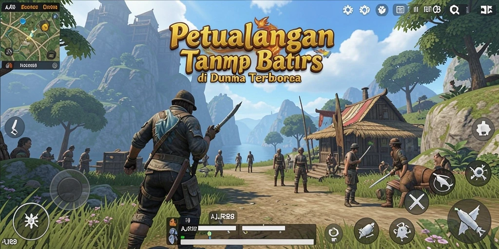 Gameplay menakjubkan dalam dunia terbuka AJR88.