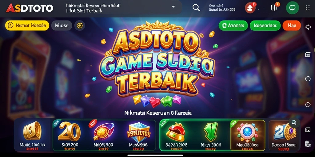 Tampilan screenshot menunjukkan gameplay menakjubkan dari ASDTOTO.