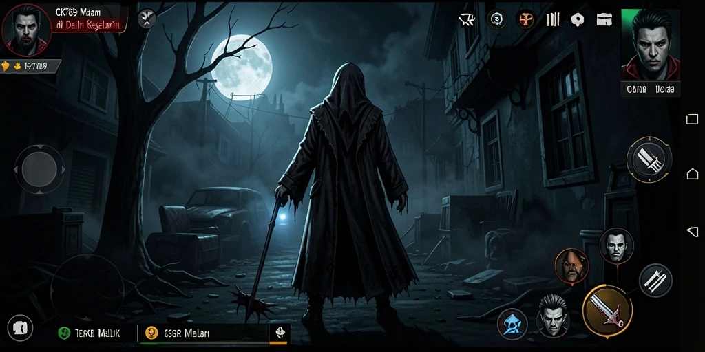 Gameplay menyeramkan CK789 di tengah kegelapan.