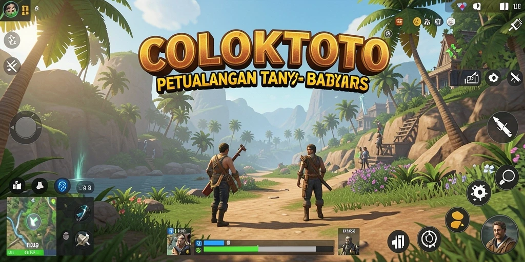 Tampilan gameplay menawan dari COLOKTOTO di dunia terbuka.