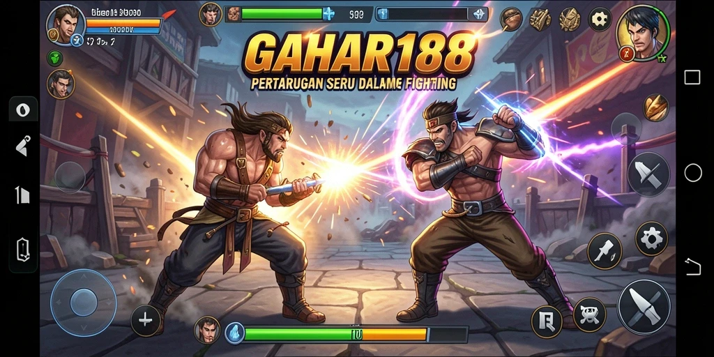 Tampilan aksi pertarungan seru di GAHAR188.