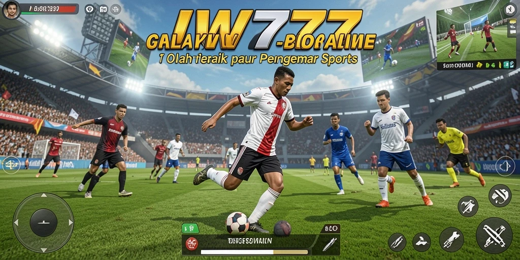 Screenshot IW777 menunjukkan momen seru dalam pertandingan olahraga.