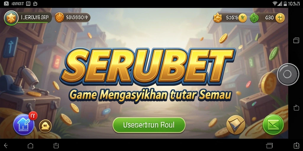 Screenshot SERUBET menampilkan gameplay santai yang seru.