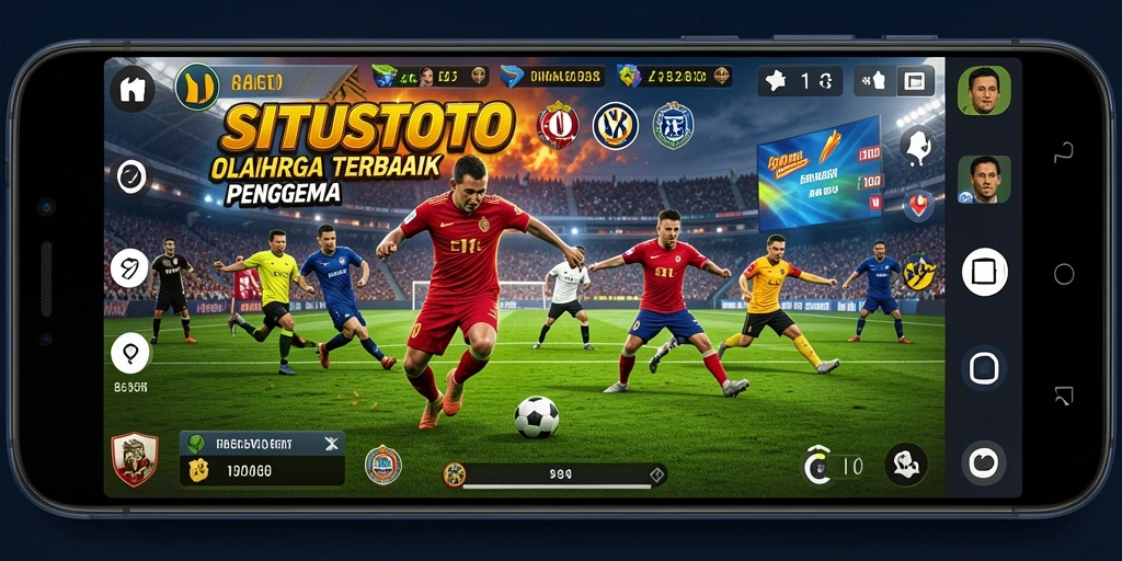 Screenshot utama SITUSTOTO menunjukkan tampilan menarik dari fitur taruhan olahraga.